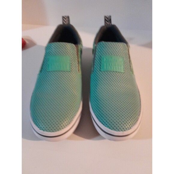 Xtratuf Salom Sisters Leather Slip On Nature/ Womens 6 Green Shoes/  SUPER NICE - Picture 3 of 7
